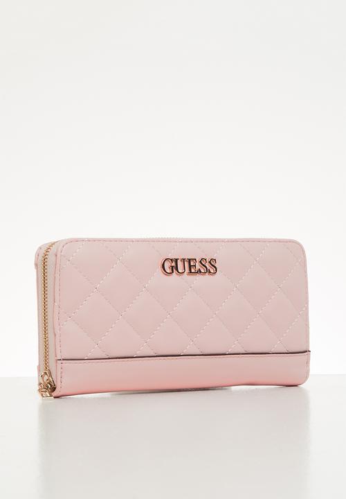 GUESS - Illy slg large zip around - blush