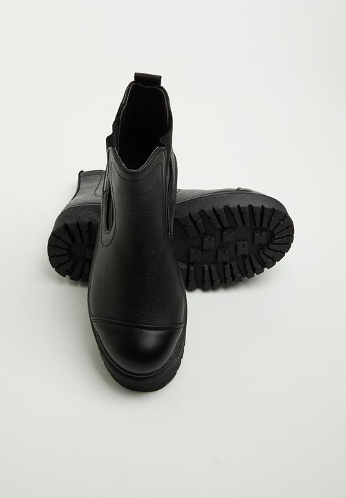 Jada - Chunky chelsea ankle boot - black