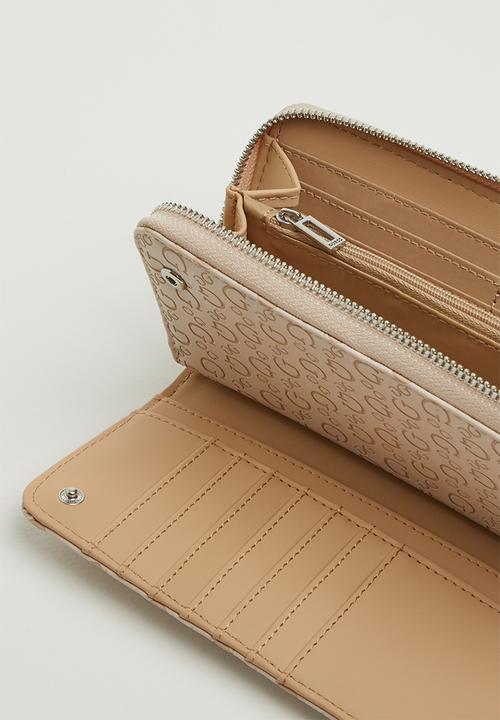 GUESS - Buoso slg multi zip around wrs - blush