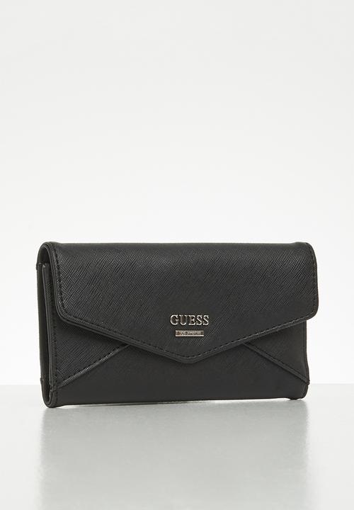 GUESS - Buoso slg slim clutch - black