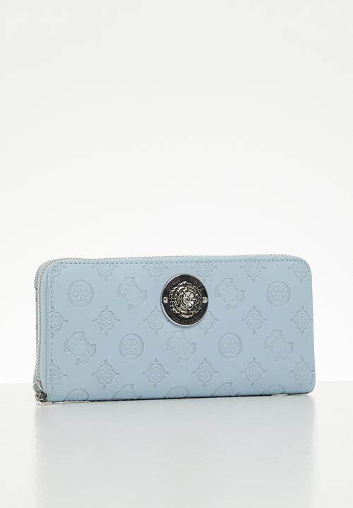 GUESS - Dayane slg large zip around - sky