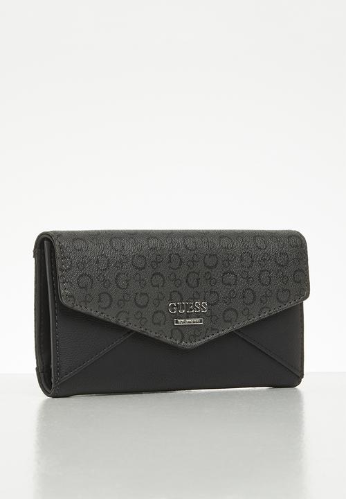 GUESS - Buoso slg slim clutch - coal