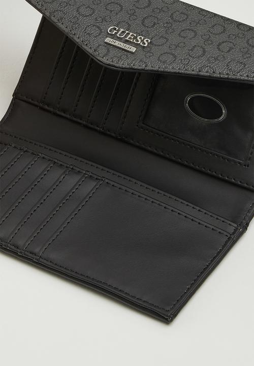 GUESS - Buoso slg slim clutch - coal