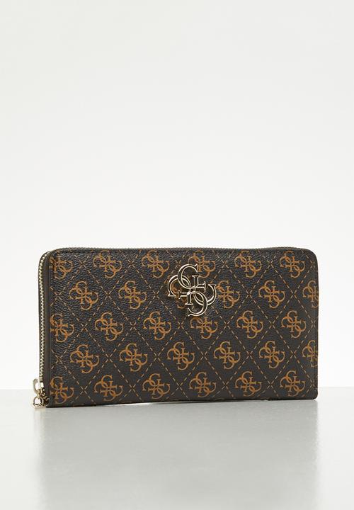 GUESS - Noelle slg zip around - brown