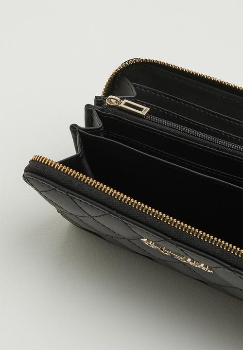 GUESS - Illy slg large zip around - black