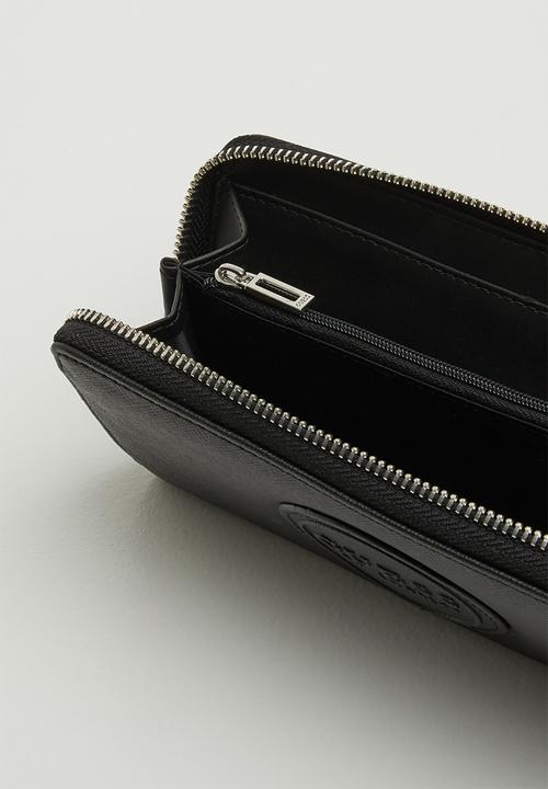 GUESS - Thornton slg medium zip around - black