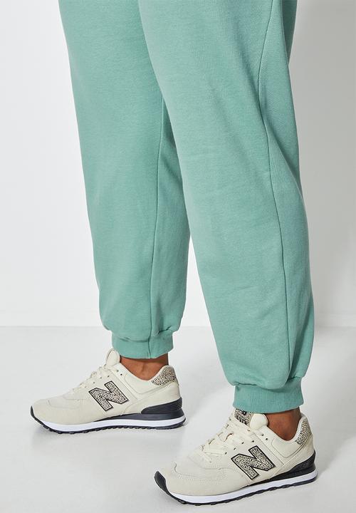 Superbalist - Rib cuffed track pants - deep sage