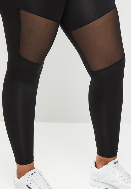 Missguided - Plus size missguided active panel legging - black