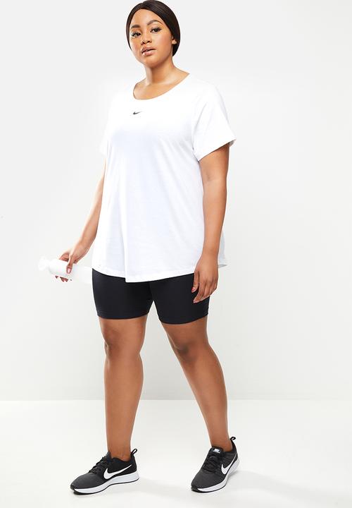 Nike - Plus nsw essential crew tee - white
