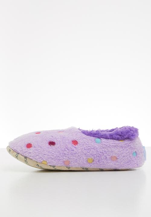 snoozies!® - Lotsa dots slipper - purple