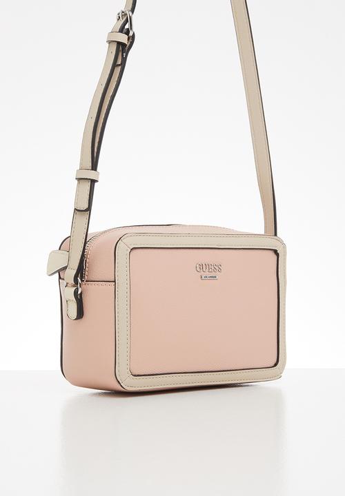 GUESS - Campos mini camera crossbody - rose & beige 