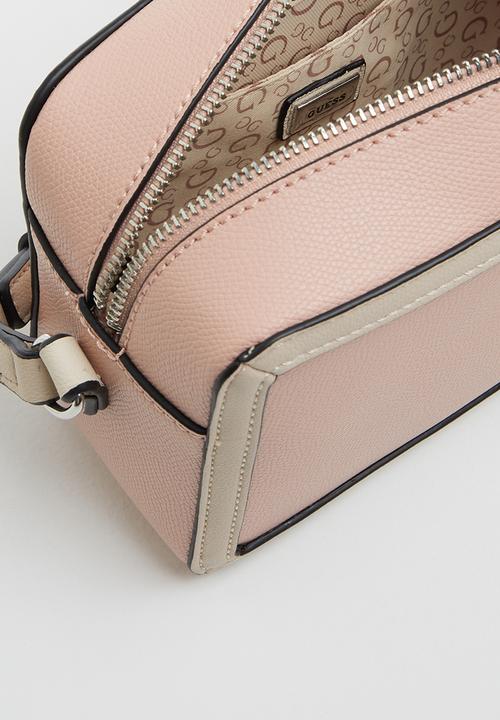 GUESS - Campos mini camera crossbody - rose & beige 