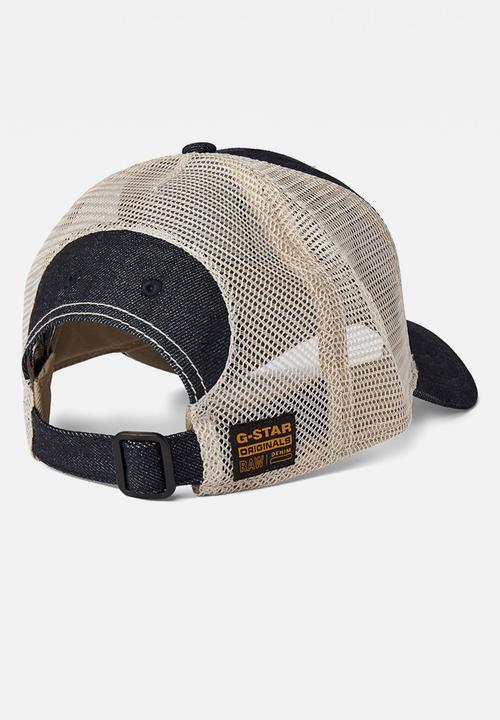 G-STAR - Denim baseball trucker cap - raw denim