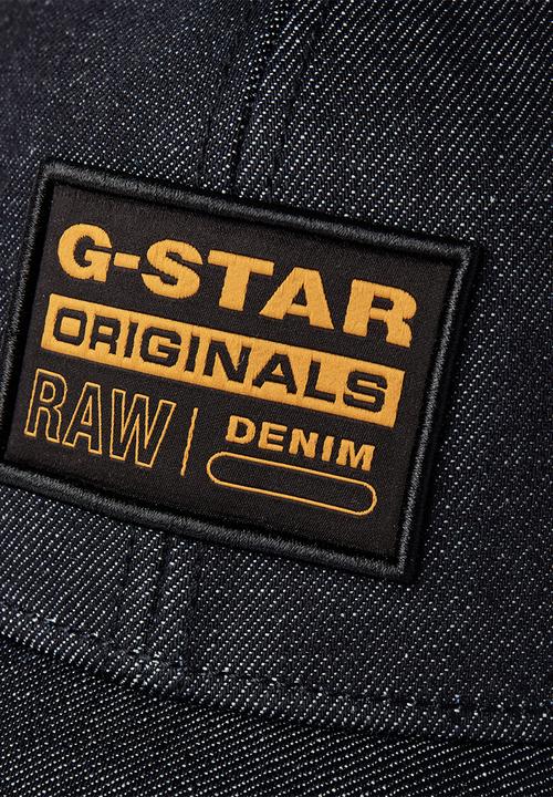 G-STAR - Denim baseball trucker cap - raw denim