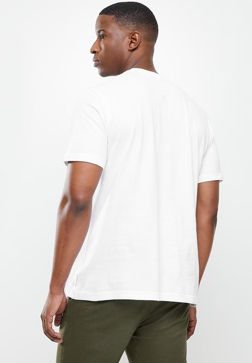 Ben Sherman - Paint stripe tee - white