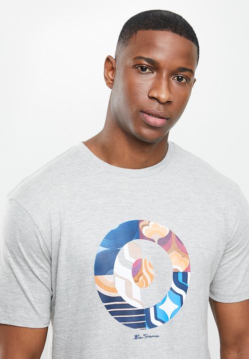 Ben Sherman - Multi target tee - grey