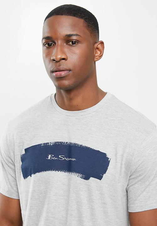 Ben Sherman - Paint stripe tee - grey