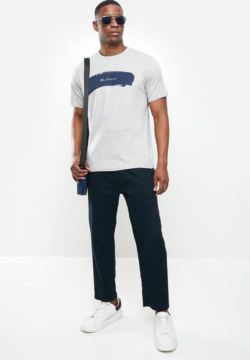 Ben Sherman - Paint stripe tee - grey