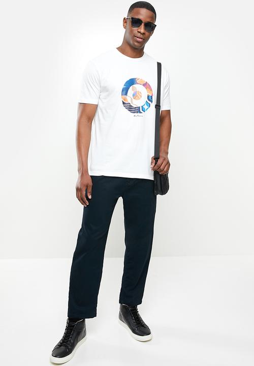 Ben Sherman - Multi target tee - ivory