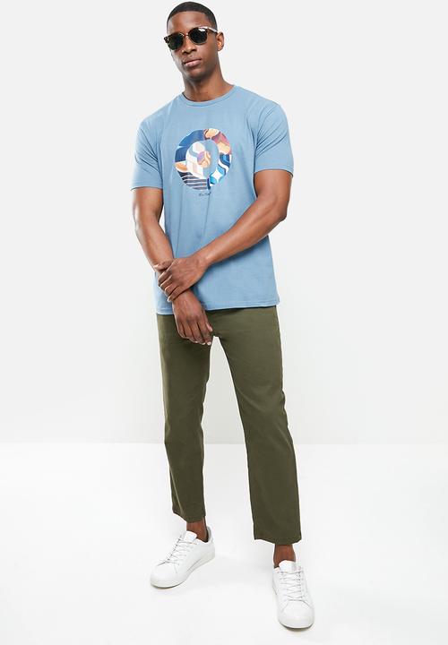 Ben Sherman - Multi target tee - blue