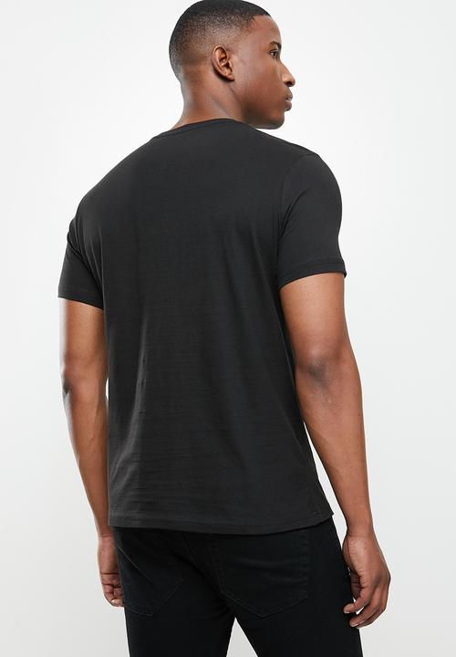 Ben Sherman - Paint stripe tee - black
