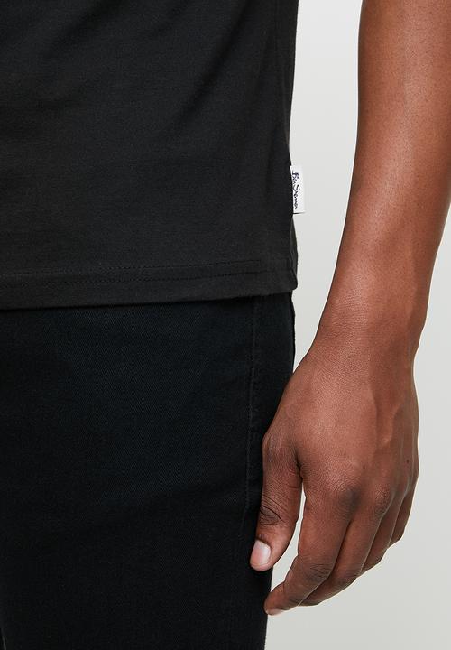 Ben Sherman - Paint stripe tee - black