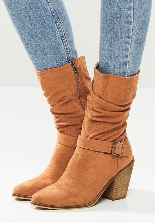 Miss Black - Rodeo boot - tan
