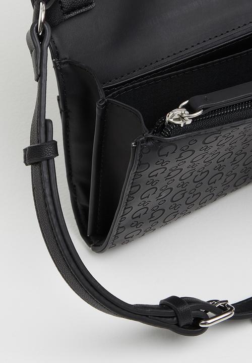 GUESS - Kalei mini crossbody flap - black