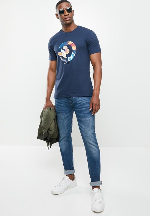 Ben Sherman - Multi target tee - navy