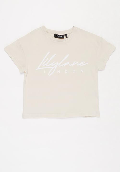 Lilylane - Allura printed tee - beige
