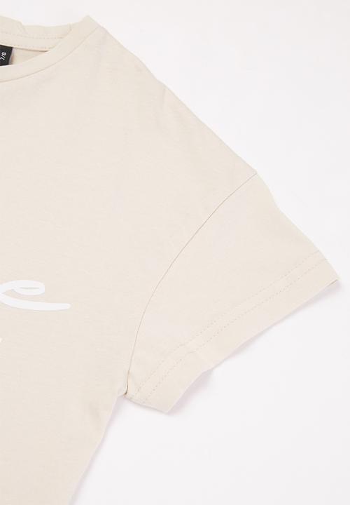 Lilylane - Allura printed tee - beige