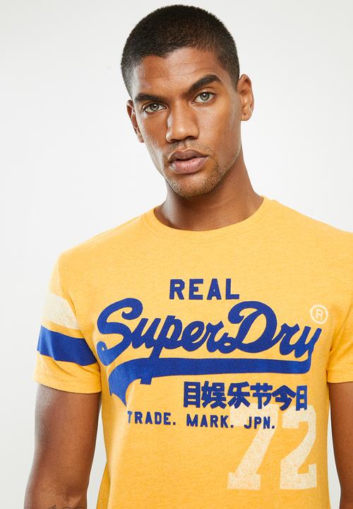 Superdry. - Vl varsity tee - upstate gold marl