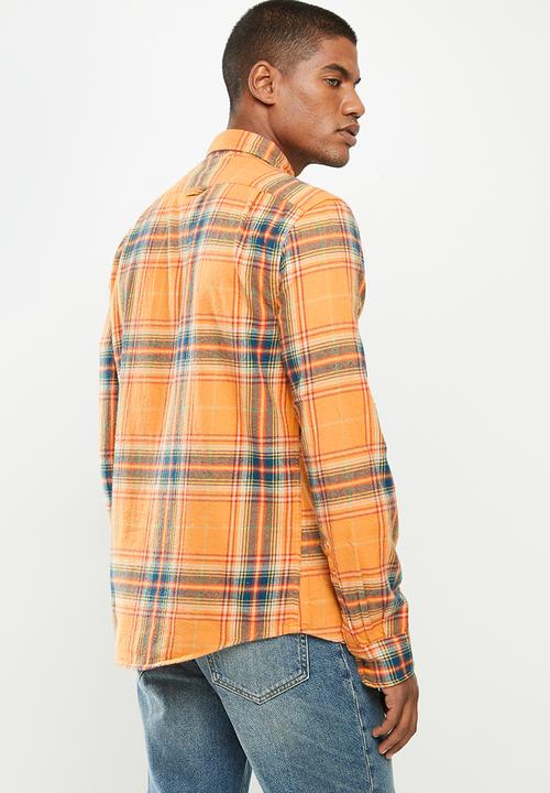 Superdry. - Heritage lumberjack shirt - sunset check