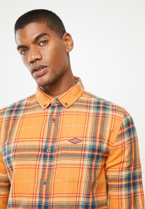 Superdry. - Heritage lumberjack shirt - sunset check