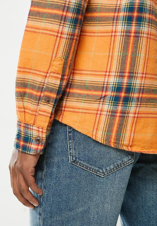 Superdry. - Heritage lumberjack shirt - sunset check