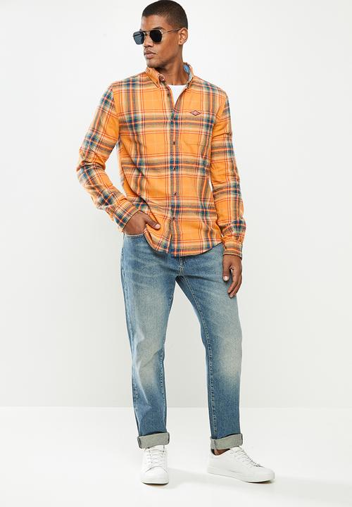 Superdry. - Heritage lumberjack shirt - sunset check