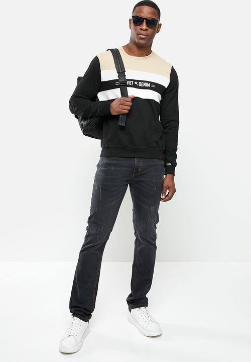 SOVIET - Javier crew neck sweat top - multi