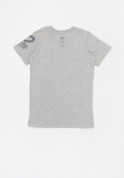 Ripstop - Plantan short sleeve tee - grey