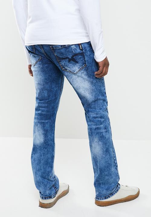 SOVIET - Barreiro straight leg denim - blue