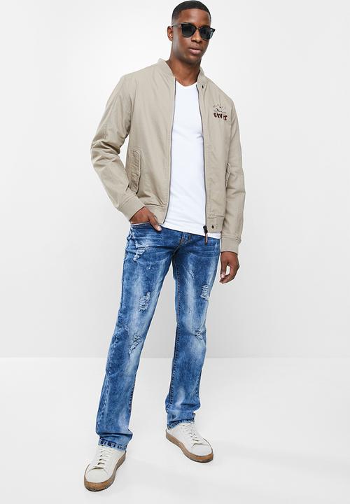 SOVIET - Barreiro straight leg denim - blue