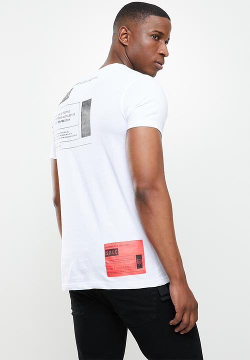 S.P.C.C - Foxe straight hem tee - optical white