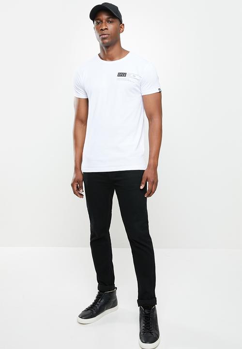 S.P.C.C - Foxe straight hem tee - optical white