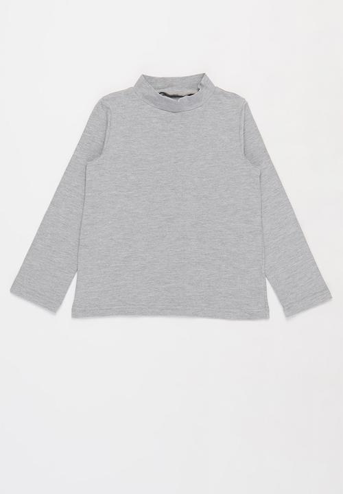 Superbalist Kids - Younger girls 2 pack polo neck tees - pink & grey 