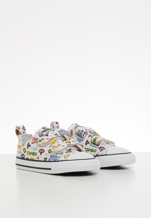 Converse - Chuck Taylor all star 2v - white/black/bold pink