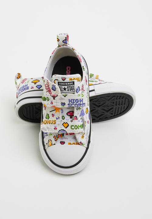 Converse - Chuck Taylor all star 2v - white/black/bold pink