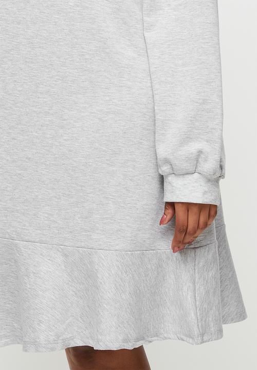 Glamorous - Plus stane dress - grey 