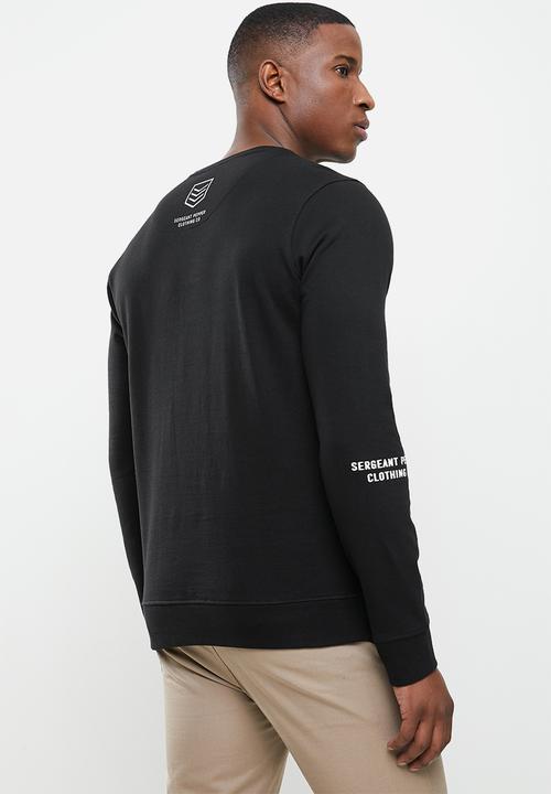 S.P.C.C - Hector crew neck sweat - black