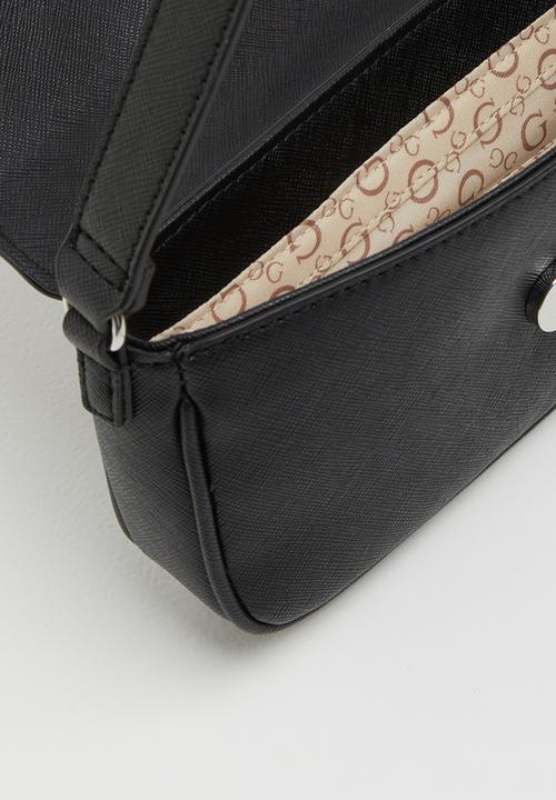 GUESS - Karlan mini flap bag - black