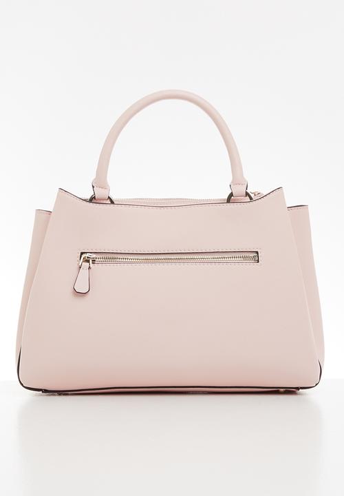 GUESS - Ambrose turnlock satchel - blush