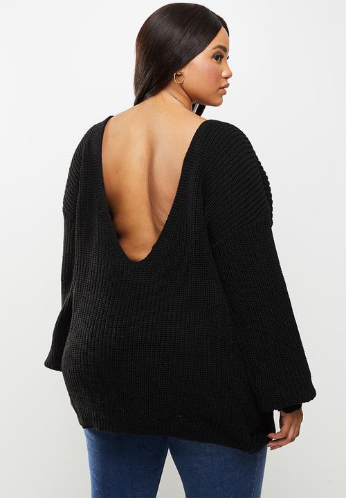 Glamorous - Curve lara jumper - black